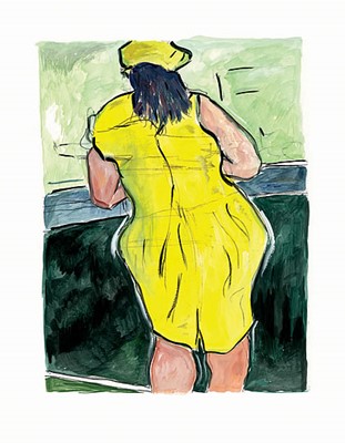 Lot 133b - Bob Dylan (American 1941-), 'Woman In Red Lion Pub', 2008