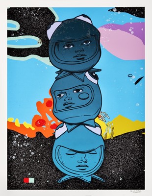 Lot 55 - Hebru Brantley (American 1981-), '3 The Hard Way', 2020