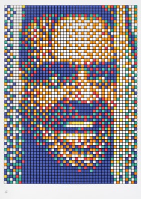 Lot 298 - Invader (French 1969-), 'Rubik Kubrick II - Jack', 2007