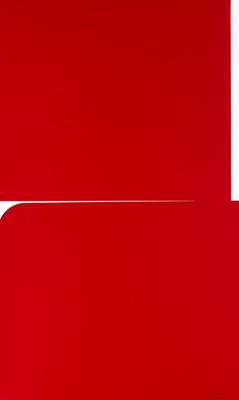 Lot 87 - Johnny Abrahams (American 1979-), 'Untitled (Red)', 2021