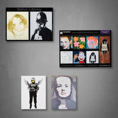 Lot 116a - Banksy (British 1974-), 'Warhol vs Banksy', 2007