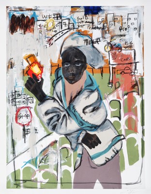 Lot 40 - Jammie Holmes (American 1984-), 'Pop Gun', 2020