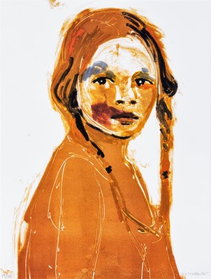 Lot 152 - Claire Tabouret (French 1981-) (Red And Blue)', 2021