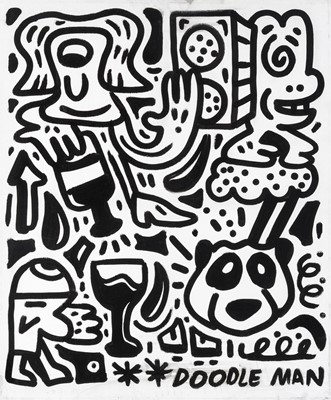 Lot 288 - Mr Doodle (British 1994-), 'Untitled (Jaegermeister)', 2018