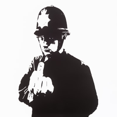Lot 94 - Banksy (British 1974-), 'Boys In Blue', 2015