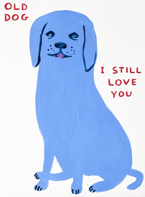 Lot 196 - David Shrigley (British 1968-), 'Untitled (Old Dog)', 2021